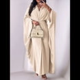 thumbnail image 4 of de Mujer, para Novia, Dama de , Larga para Fiesta Nupcial, Boda. Albaricoque XL, 4 of 7