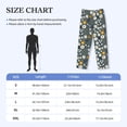 thumbnail image 6 of Kdxio Flowers and Bee Print Men's Sleep Pajama Pant Lounge Pants with Pockets, 6 of 8