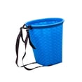 thumbnail image 4 of Cesta trasera Macarena de PP para exteriores Cubo redondo con correas para los hombros Azul, 4 of 8