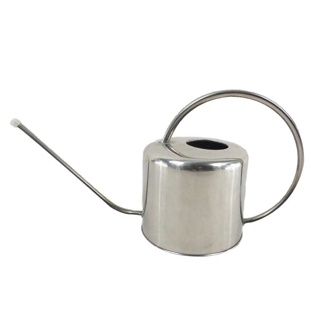 Stainless Steel Plants Watering Can Metal Watering Pot with Long Spout 900ml 