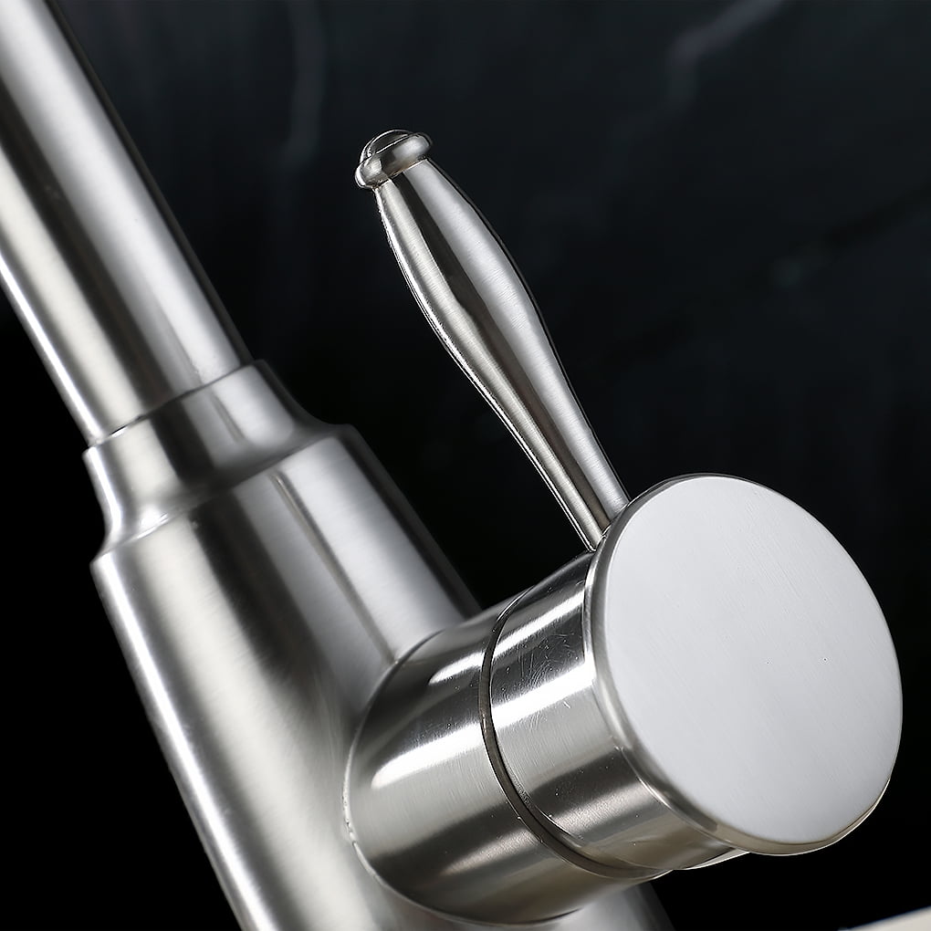 Kepooman Kitchen Faucet Sink, Single Handle Water Tap, Arc Pull-down Type Sprayer (Type1) Kepooman Kitchen Faucet Sink, Single Handle Water Tap, Arc Pull-down Type Sprayer (Type1)