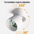 thumbnail image 3 of BAOPAI Adjustable Recessed LED Spotlights 10W 1200LM with Sunset Glow for Wash Wall Ambient Lighting in Home and Commercial Use, 3 of 9
