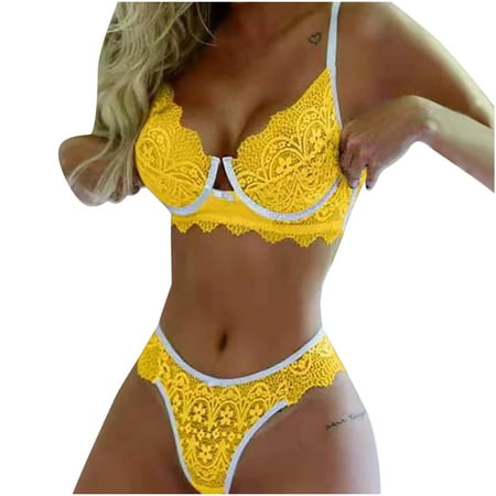 

Munlar Lingerie For Women Womens Underwear Women s Lace Sexy Three-point Gathered Lace Female Sexy Lingerie Suit