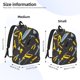 thumbnail image 2 of Disketp Repair tools (2) print Canvas Backpack Lightweight Travel Daypack Student Rucksack Laptop Backpack-Medium, 2 of 5