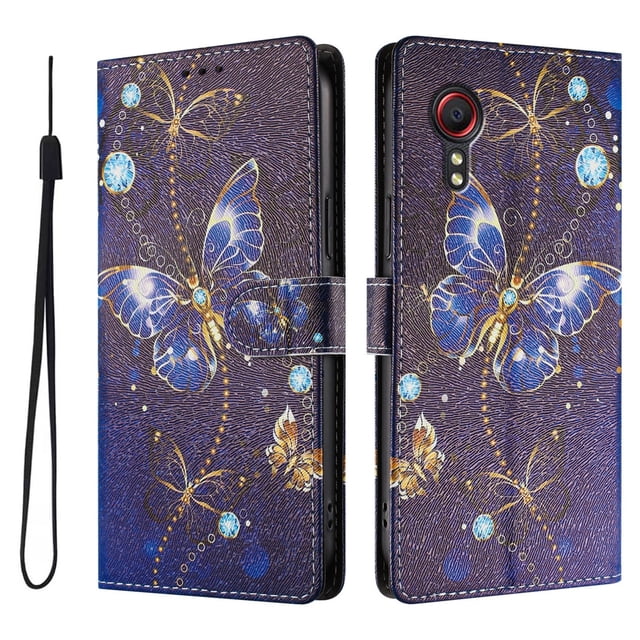 FOXDOCK Funda Tipo Cartera para Samsung Galaxy X Cover 5 con Soporte y Correa – Diseño de Patrones Lindos