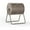 Light brown, variant on Decksplore 142L Compost Tumbler Bin - 37.5 Gallon Outdoor Rotating Composter with Dual Chambers, Rust-Proof & UV Protected(Black)