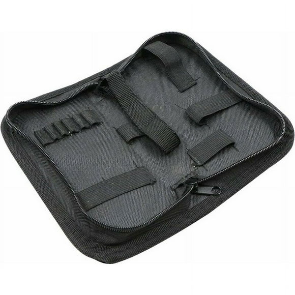 Tool Storage Bag Heavy Duty Waterproof Oxford Fabric Electrician Carpenter Mechanic Repair Watches Kit Zipper Roll Canvas Zippered Pockets Wheels