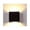 Black Shell Warm Light, variant on EIMELI Modern Dimmable LED Wall Sconce with Glass Shade -Light 12W Wall Sconce