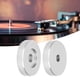 thumbnail image 1 of Adaptador de Tocadiscos Discos de Vinilo Aluminio Sólido 45 RPM Adaptador de Tocadiscos Hoja de Conversión de Agujeros Grandes Adaptador de Abrazadera Negra de Vinilo para, 1 of 8