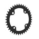 thumbnail image 3 of Rueda de cadena para bicicleta de carretera negra con diseño de dientes positivos/negativos, plato de bicicleta 38T 104BCD, 3 of 8