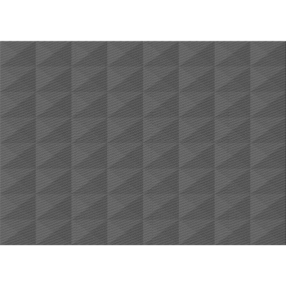 Ahgly Company Indoor Rectangle Patterned Black Cow Black Area Rugs, 6' x 9'