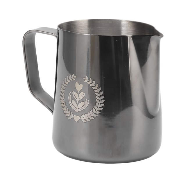 Taza De Vaporizador De Espuma, Escala Interna A Prueba De Herrumbre 350ml Jarra De Espuma De Leche De Acero Inoxidable Salida De Olécranon Para Cafetera Para Café ANGGREK Otros