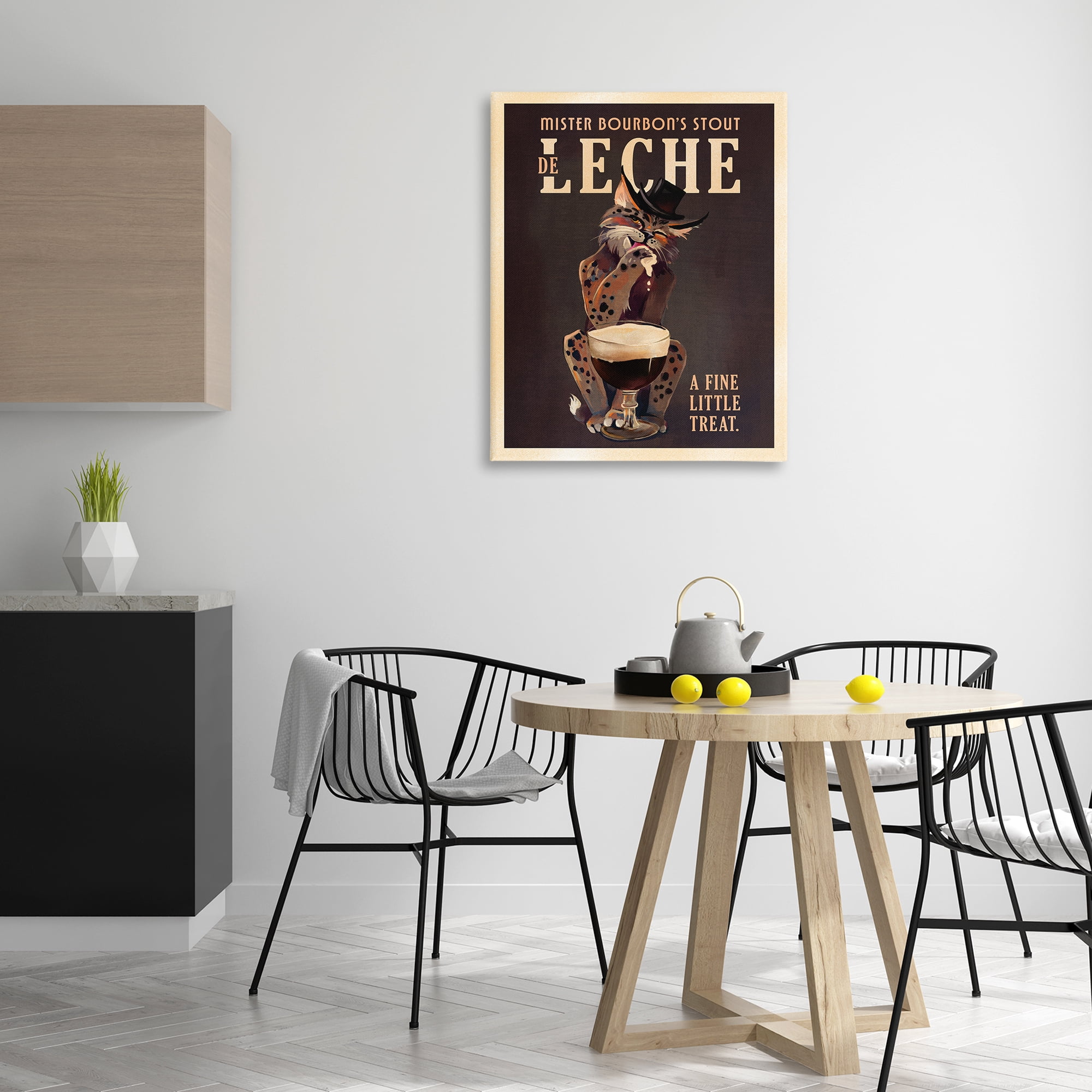Stupell Industries Bourbon De Leche Stout Food & Beverage Painting Wrapped Canvas Art Print Wall Art, 30 x 40