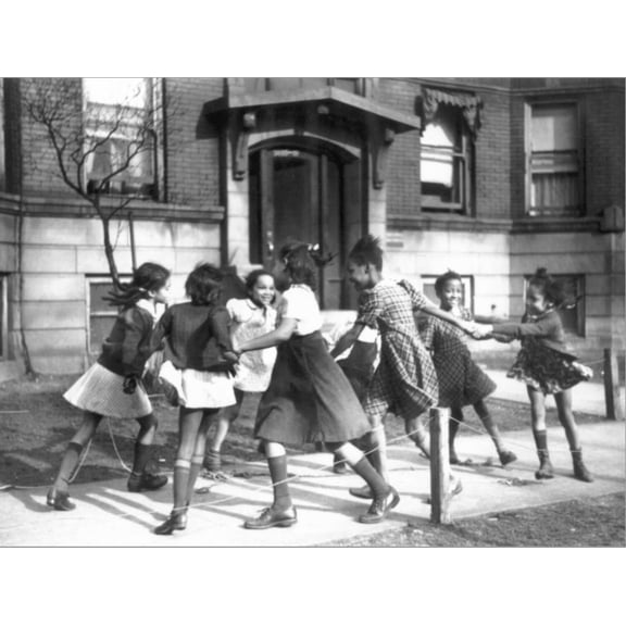 Art.com Chicago, Illinois, 1941 Stretched Canvas Print Wall Art by Edwin Rosskam, 16" x 12"