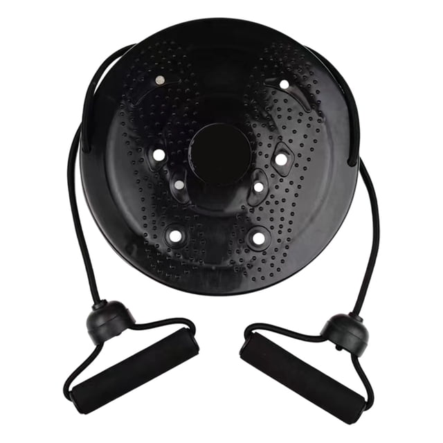 Waist Whisper Disc Shaping Waist Twisting Disc Waist Whisper Exerciser Twisting Waist Disc with Pull Rope Full Toning Workout Gym Board