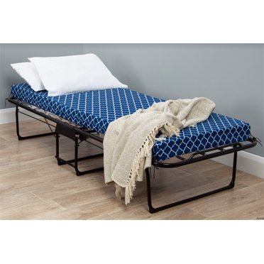 Hollywood Twin Size Rollaway Bed with Foldable Heavy-Duty Frame ...