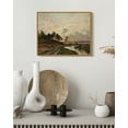 thumbnail image 4 of Drsoum Vintage Lakeside Forest Landscape Wall Art Rustic Retro Framed Nature Scenery Prints Farmhouse Classic Decorations for Home Office Bedroom 8x10in Natural Framed, 4 of 6