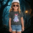 thumbnail image 2 of CAUYDY Toddler Boys Girls Halloween T-Shirt Kid Ghost Pumpkin Graphic Short Sleeve Shirts Skeleton Graphic Clothes Tee Tops(Grey,10-11 Y), 2 of 5