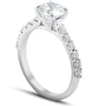 thumbnail image 2 of Pompeii 2 CT Diamond Engagement Ring 14k White Gold Lab Grown (FG,VS), 2 of 3