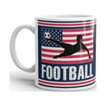 thumbnail image 2 of Football Accessories American Pride Coffee Tea Ceramic Mug Office Work Cup Gift 15oz, 2 of 3