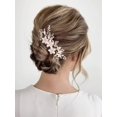 thumbnail image 2 of Peineta para el pelo de boda, accesorios para el cabello de boda de cristal nupcial para novias y damas de honor, 2 of 5