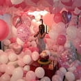 thumbnail image 2 of Globos lujosos de color rosa y dorado, el complemento perfecto para la decoración de la fiesta de cumpleaños de tus niñas, 2 of 7