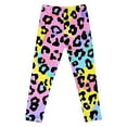thumbnail image 4 of Utoimkio Clearance Girls Valentine's Day Heart Printed Stretch Leggings Soft Comfortable Ankle Length Pants Leggings for Kid Little Girls 3-8 Years, 4 of 4
