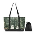 thumbnail image 7 of FORMRS Laptop Tote Bag for Women with 15.6" Computer Compartments Handbag, Cute Ghosts Playing, 7 of 7