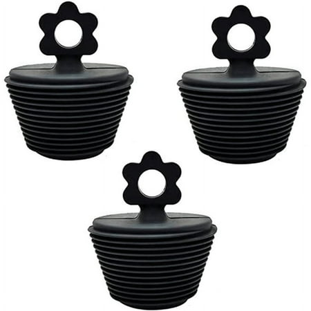 

3Pcs Universal Tub Stopper Silicone Bathtub Stoppers Bathtub Drain Plug Suitable for Kitchen Bathroom Bathtub Sink