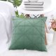 thumbnail image 2 of PiccoCasa 1 Pcs Funda de Almohada de Terciopelo Verde Pálido 18"x18", 2 of 7