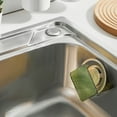 thumbnail image 4 of Tumotour Scouring Pad Storage Rack Drains Rack Kitchen Supplies Punch Frees Wall Mounted Sink Steel Wool Dishwashing Sponge Wipe Storage, 4 of 6
