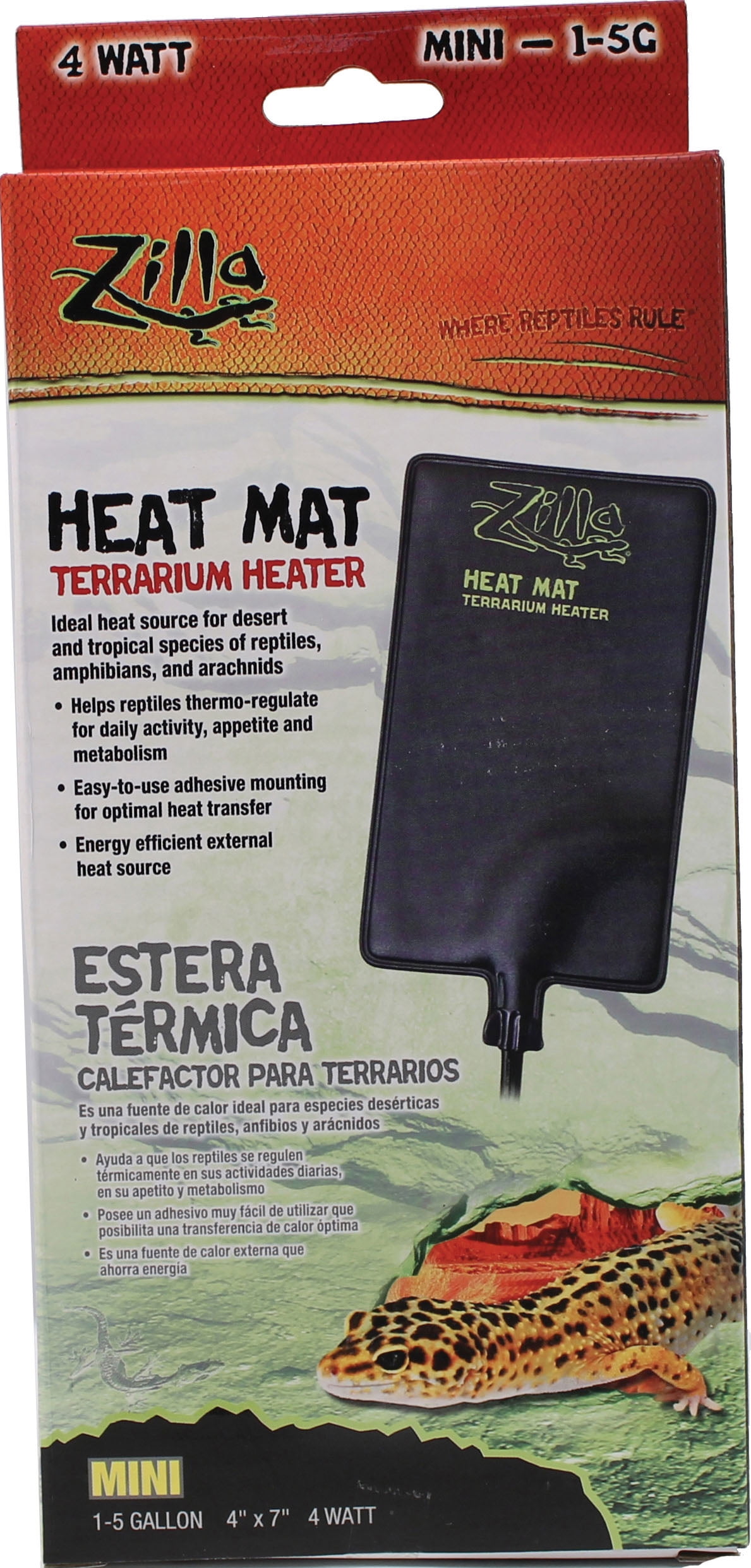 Zilla Heat Mat, Mini 4 Watt