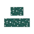 thumbnail image 2 of Lilgiuy Christmas Kitchen Rugs and Mats Set of 2, Snowflake Christmas Kitchen Decor, Xmas Trees Anti Fatigue Mats for Floor Decorations, Christmas Rug Mat Winter Decor 15.75"x23.62"+15.75"x47.24", 2 of 6