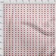 thumbnail image 4 of oneOone Silk Tabby Red Fabric Poker Card Sewing Material Print Fabric by The Yard 42 Inch Wide, 4 of 4
