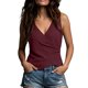 thumbnail image 2 of Neewe Tank Tops for Women Cotton Summer V Neck T Shirts Trendy Sleeveless Basic Tees Fashion Clothing, 2 of 8