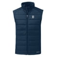 thumbnail image 2 of Men's Cutter & Buck Navy Detroit Tigers Evoke Hybrid Eco Softshell Recycled Full-Zip Vest, 2 of 3