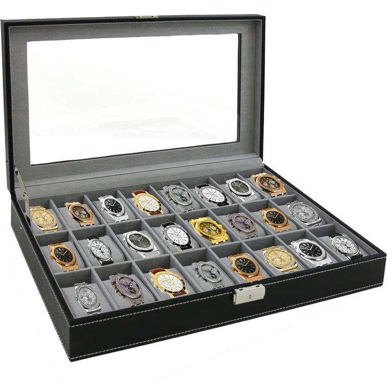 Leather Watch Box for Men Customized Watch Display Collection 