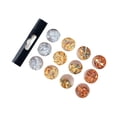 thumbnail image 4 of Copos de lámina dorada para resina, prácticos copos de lámina brillante para decoración DIY, lentejuelas brillantes 4 colores, 4 of 8