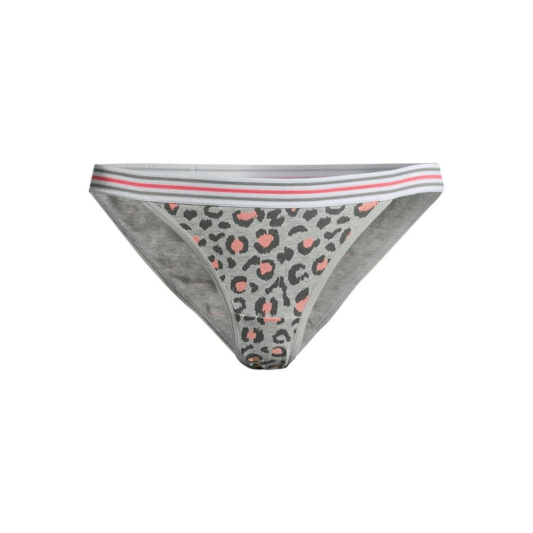 SCHIESSER, Women's 50S Tencel Modal Anti-Bacterial Cool-Sensed Ribbed  Bikini Panties, Color : Light Grey, Size : L