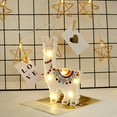 thumbnail image 2 of Llama Sign Light Creative Decorative Animal Night Light LED Night Lamp, 2 of 8