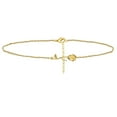 thumbnail image 1 of Tobillera de playa dorada de tamaño ajustable, tobillera de joyería para mujer, regalo de joyería de playa Wmkox8yii fajkfhkj3596, 1 of 1