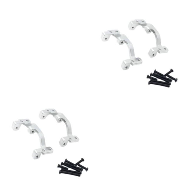 Ounissouiy 2 piezas RC Car Pull Rod Base Vehículo Servo Mount Upgrade Accesorios Type1 NO1
