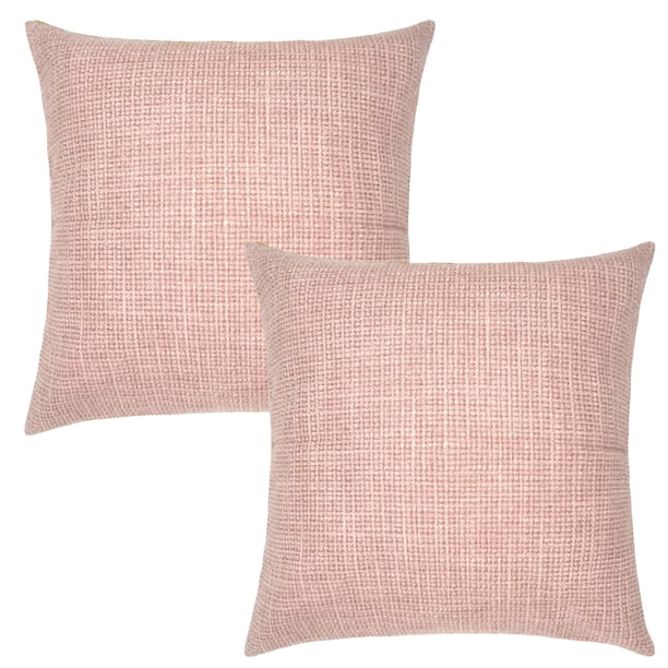 Paquete de 2 fundas de almohada decorativas de otoño, fundas de almohada de chenilla suave con textura sólida para sofá, dormitorio, sala de estar