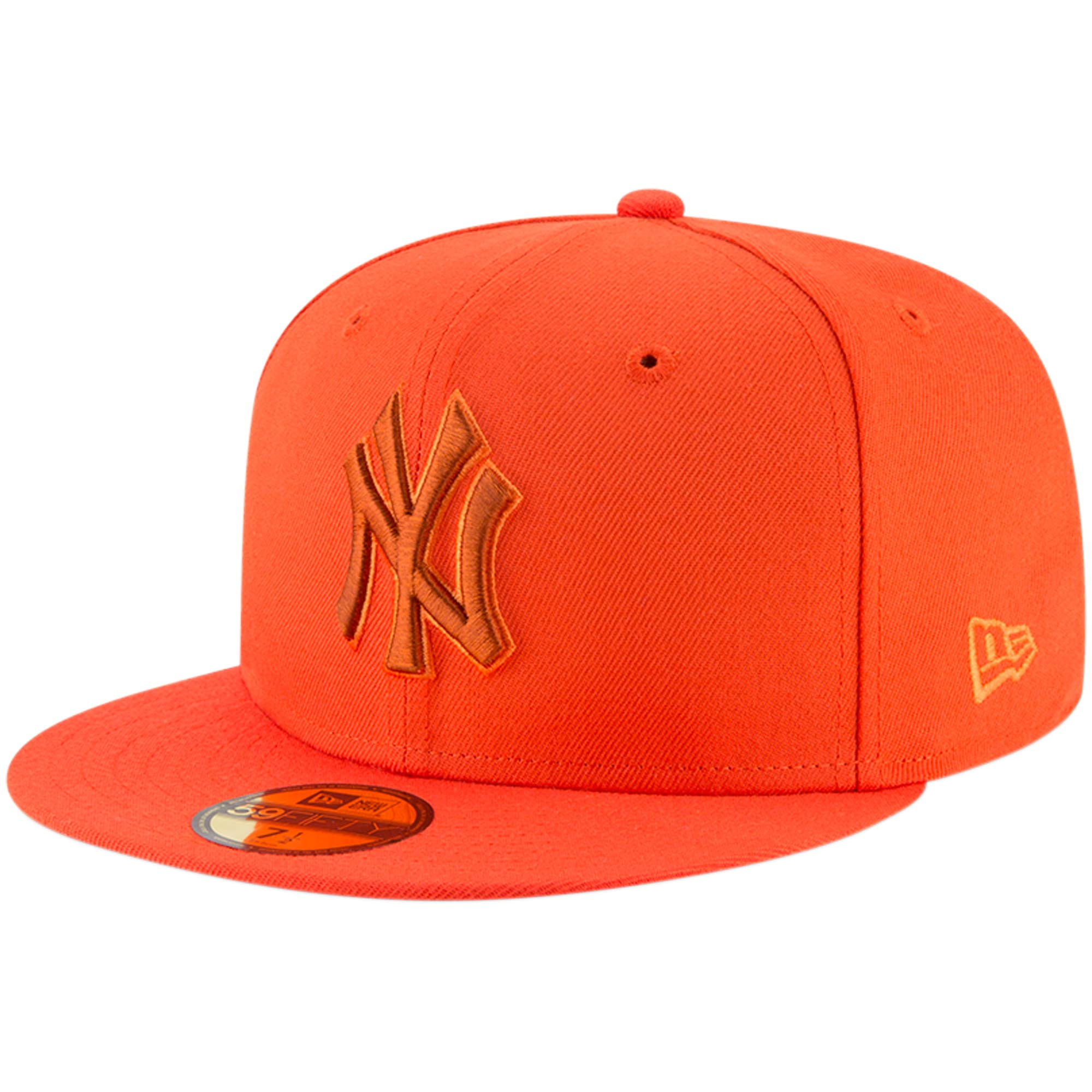 new york yankees cap orange