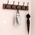 thumbnail image 2 of Advancent Organizador sin perforaciones para estante de cocina montado en la pared para almacenamiento detrás de la puerta Almacenamiento y organización del hogar 12 piezas negro 2.17x1.69 pulgadas, 2 of 6