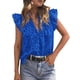 thumbnail image 1 of Remera PRETTYGARDEN 2025 con Volados y Mangas Cortas Azul XL, 1 of 7