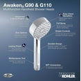 thumbnail image 3 of Kohler Awaken G110Mf Handshower, 1.75Gpm, 3 of 5