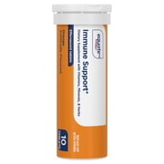 Equate Immune Support Dietary Supplement Effervescent Tablets, Orange Flavor, 10 Count, Compare to Airborne® Immunity Support Dietary Ingredients
