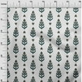 thumbnail image 2 of oneOone Georgette Viscose Fabric Leaves & Paisley Block Print Fabric BTY 42 Inch Wide, 2 of 4