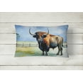 thumbnail image 4 of American Bison Throw Pillow 12 in x 16 in, 4 of 4